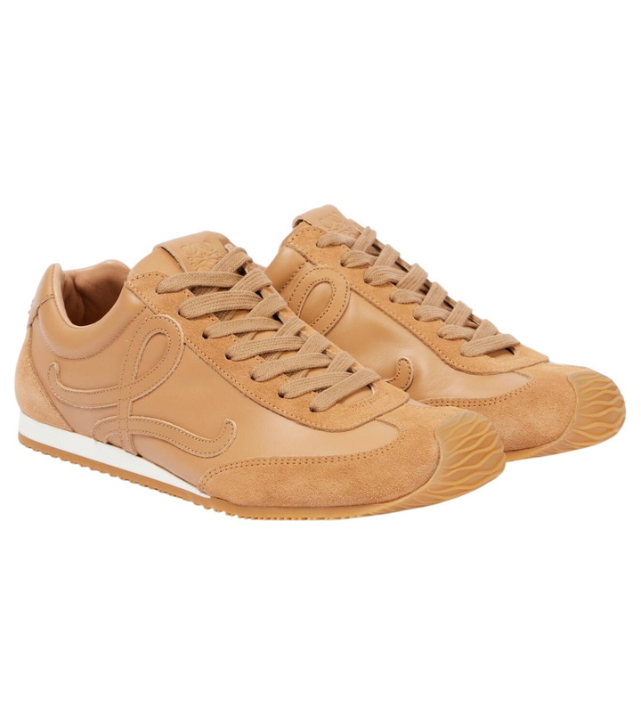 Photo: Loewe Ballet Runner 2.0 leather sneakers