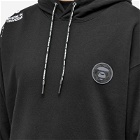 Men's AAPE Camo Silicone Badge Hoodie in Black