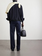 FRAME - Suede Blouson Jacket - Blue