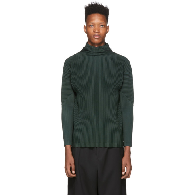 Photo: Homme Plisse Issey Miyake Green Basics Turtleneck