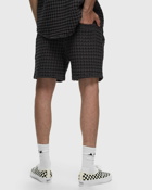 Oas Nearly Black Porto Waffle Shorts Black - Mens - Casual Shorts