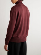 Etro - Logo-Embroidered Wool Rollneck Sweater - Red