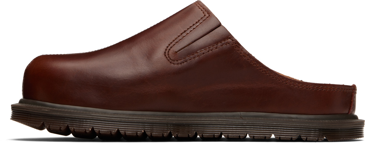 Dr. Martens Brown San Mule Slip-on Loafers