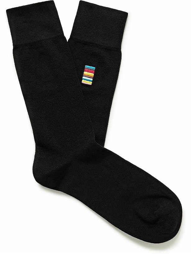 Photo: Paul Smith - Alfie Embroidered Cotton-Blend Socks