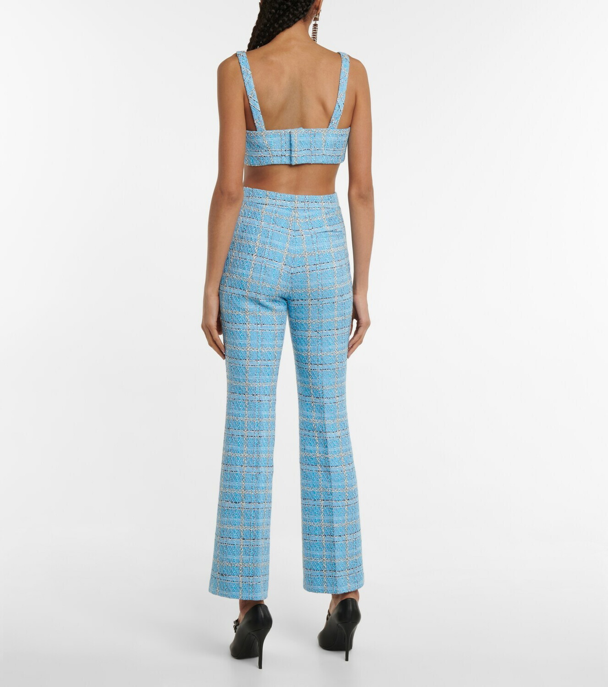 RICH FLEX WOVEN CROP TOP