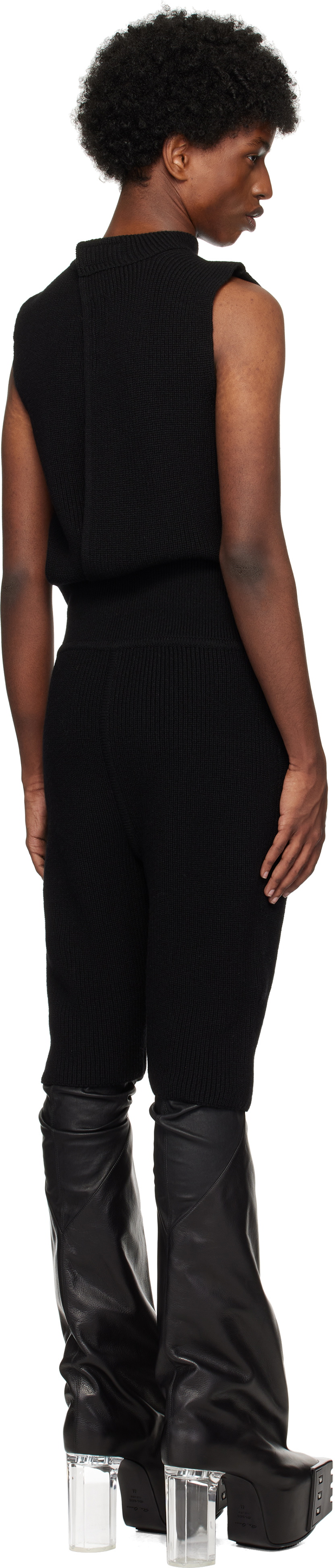 Rick Owens Black Porterville Headon Jumpsuit