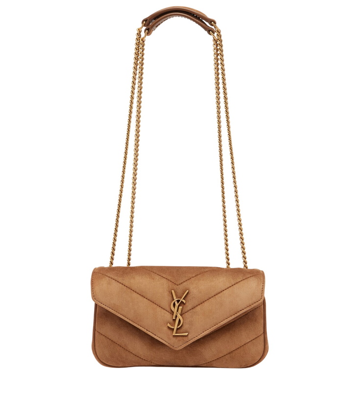 Photo: Saint Laurent Loulou Mini suede shoulder bag