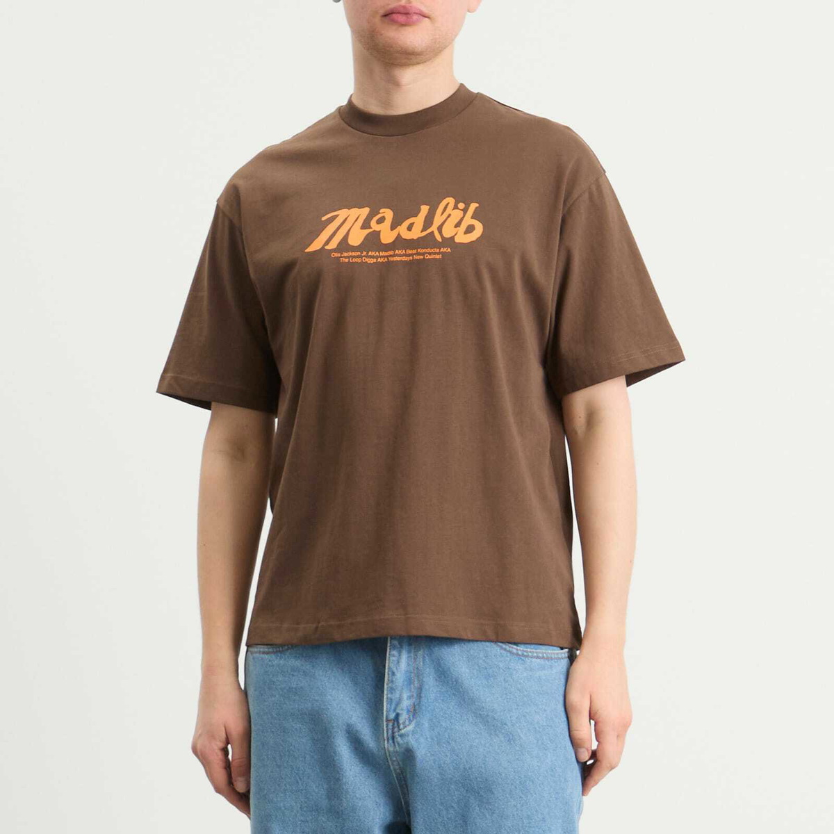 Butter Goods Men's x Madlib Alias T-Shirt in Brown