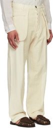 Kartik Research Beige 3D Pocket Jeans