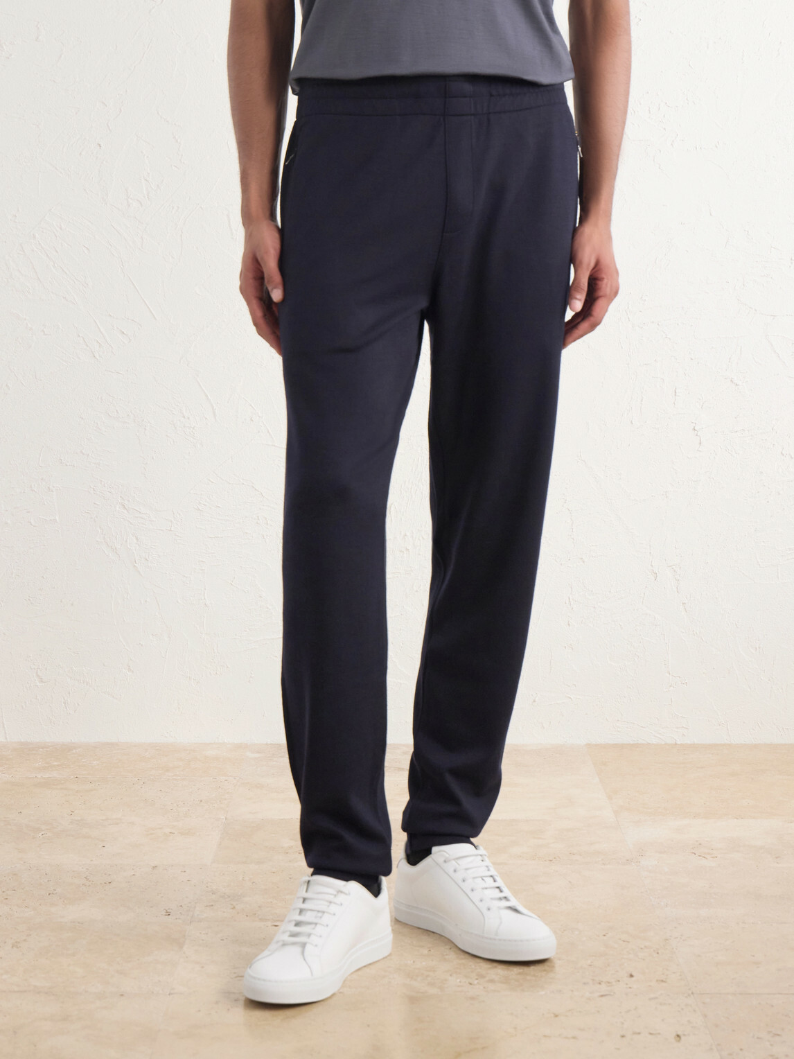 Orlebar Brown - Struma Tapered Cotton-Jersey Sweatpants - Blue
