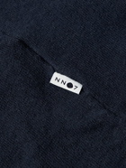 NN07 - Ryan Cotton and Linen-Blend Polo Shirt - Blue