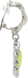 Safsafu Yellow Limelight Neon Clip-On Earrings