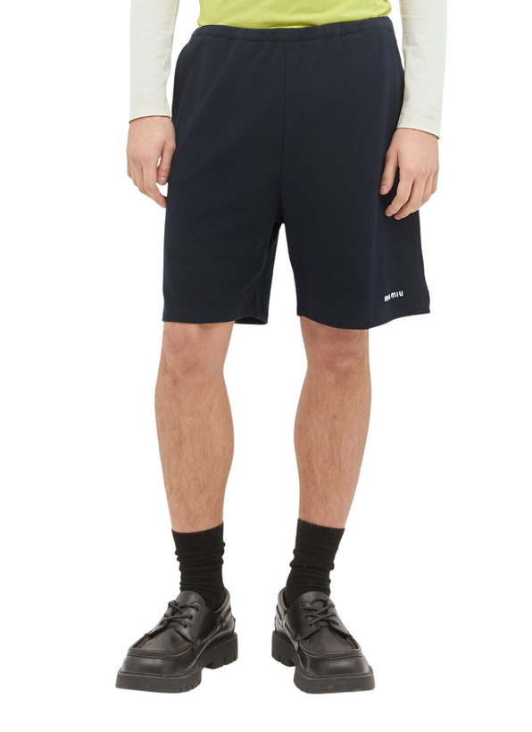 Photo: Miu Miu Cotton Piquet Shorts