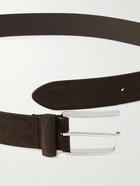 Anderson's - 3.5cm Suede Belt - Brown