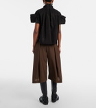 Sacai Pleated belted shorts