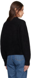 Filippa K Black Fluffy Sweater