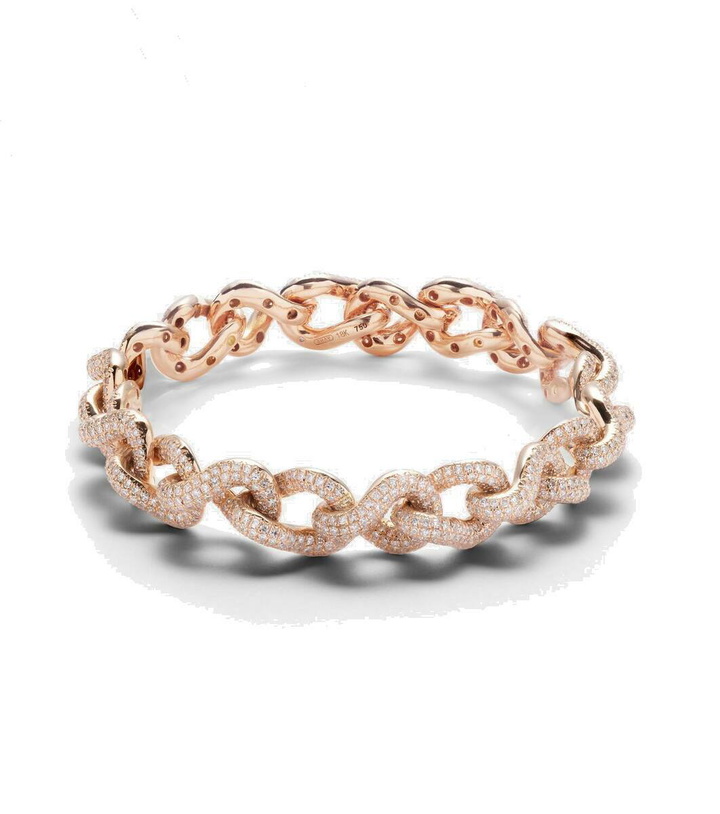 Photo: Shay Jewelry Infinity Link 18kt rose gold bracelet with diamonds