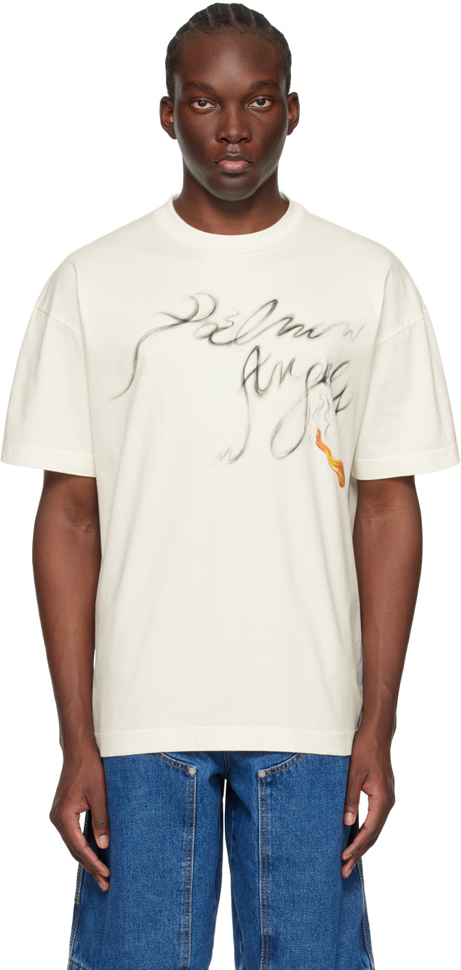 Palm Angels Off-White Foggy T-Shirt Palm Angels