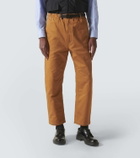 Comme des Garçons Homme Herringbone cotton straight pants