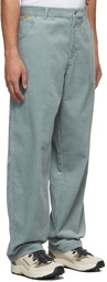 Dime Blue Corduroy Trousers