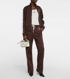 Loewe High-rise straight track pants