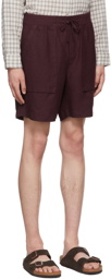 Vince Burgundy Lightweight Pull-On Shorts
