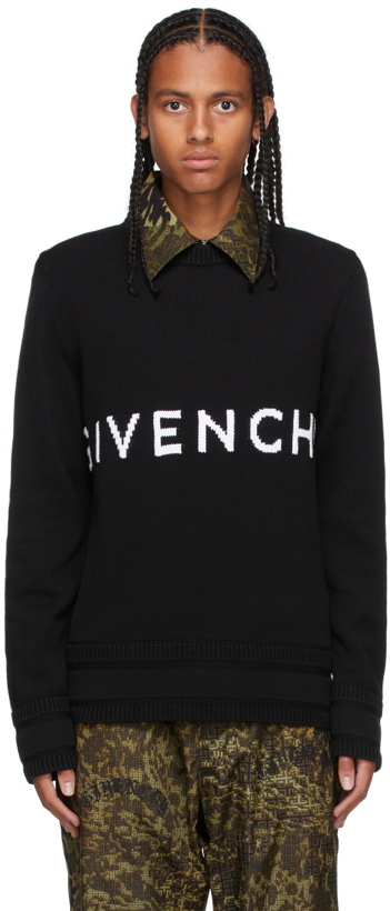 Photo: Givenchy Black Knit 4G Sweater