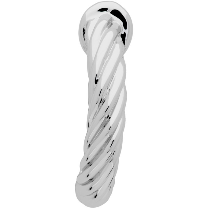 Portrait Report Silver Mini Twist Ring Rope Ear Cuffs