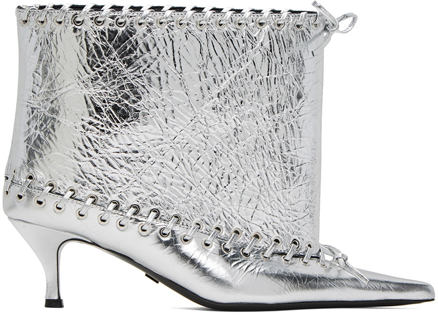 ALL-IN SSENSE Exclusive Silver Level Boots