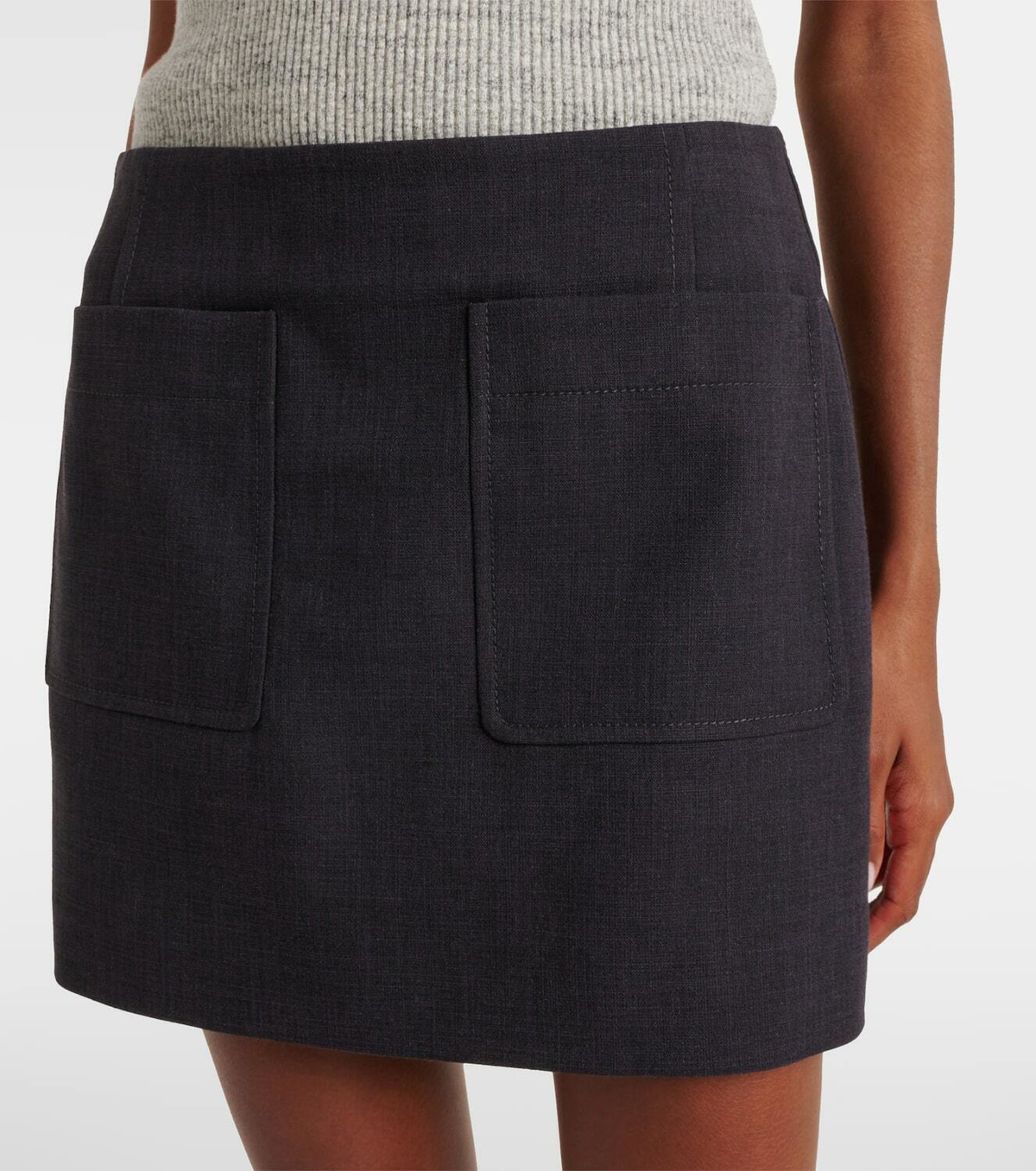Bottega Veneta Woven miniskirt