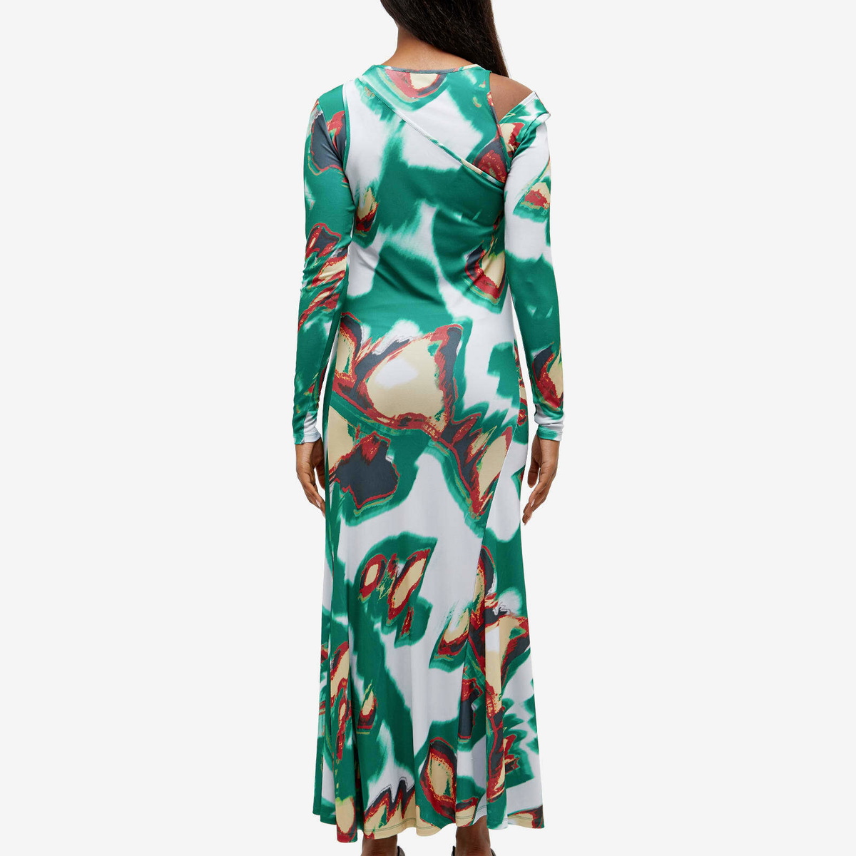 Wood Wood Women's Erica Wrap Midi Dress in Bright Green