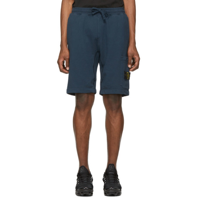 Photo: Stone Island Blue Terry Shorts