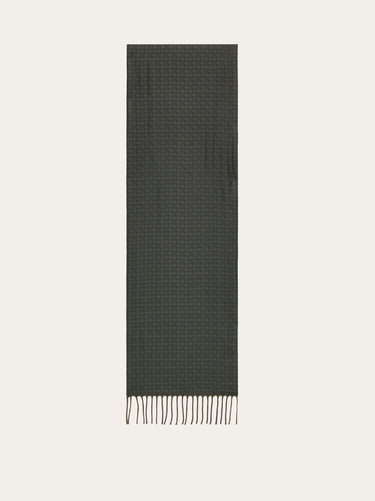 Ferragamo Mens Double face scarf in Green