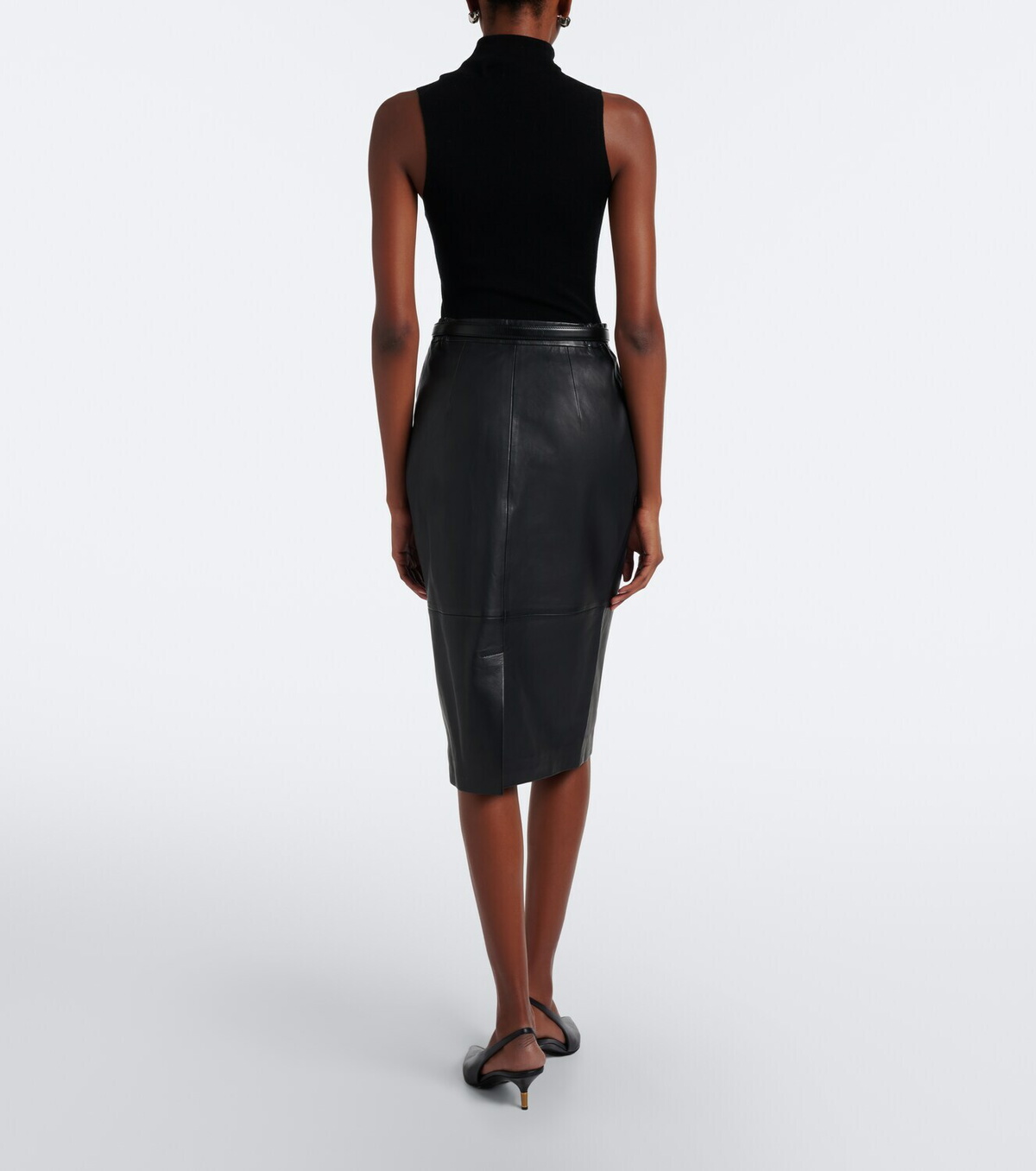 Altuzarra Hank leather pencil skirt