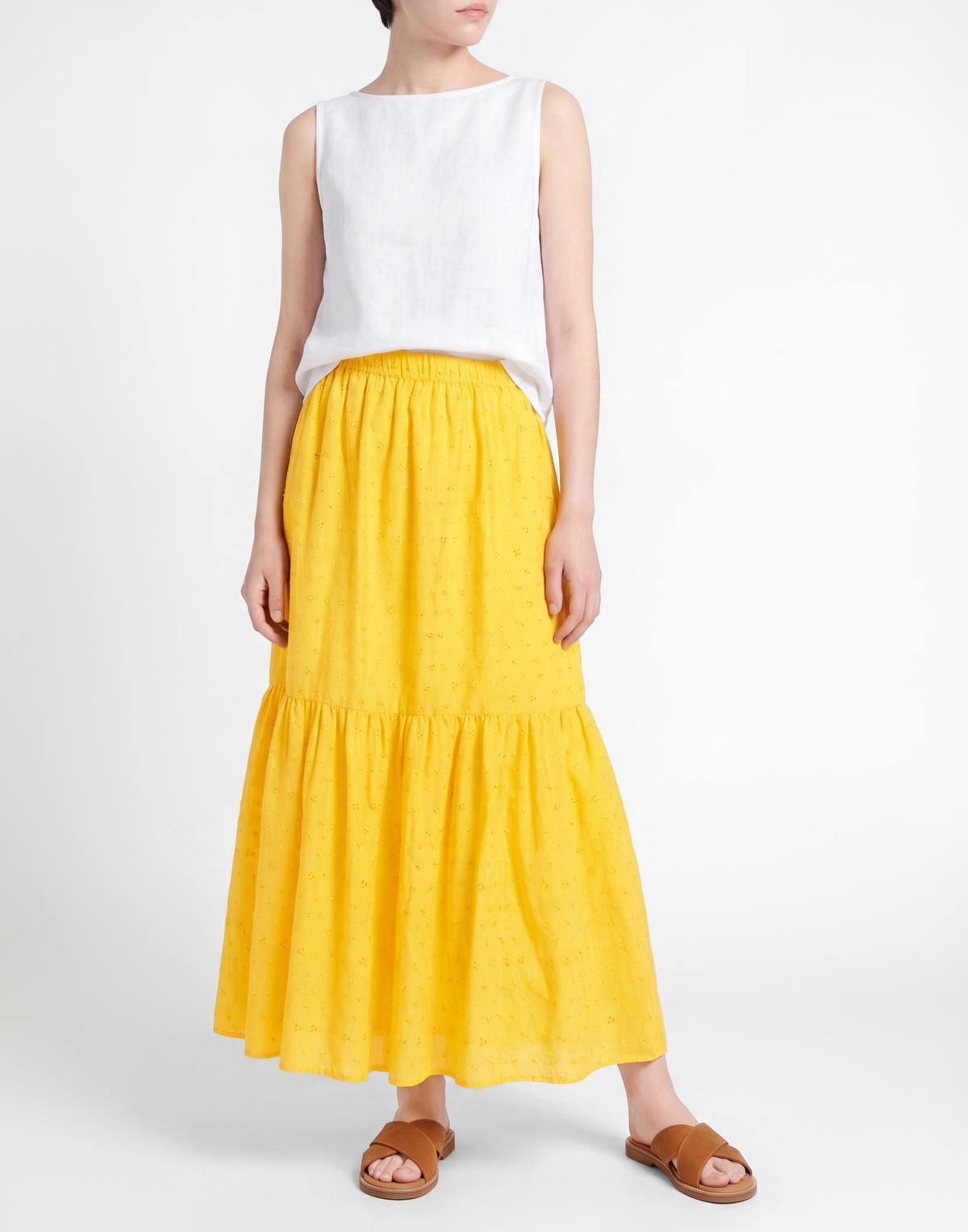 Jijil Womens Maxi skirt Marigold
