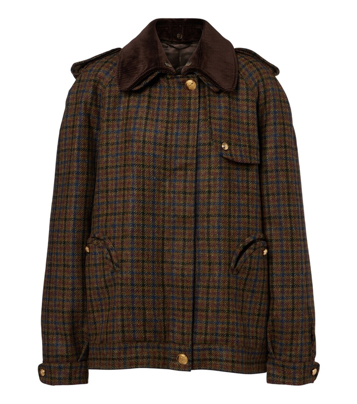 Photo: Blazé Milano Chausie checked virgin wool jacket