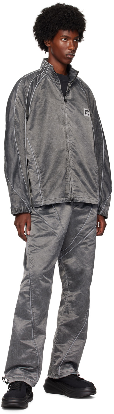 Alexander Wang Gray Piped Track Pants