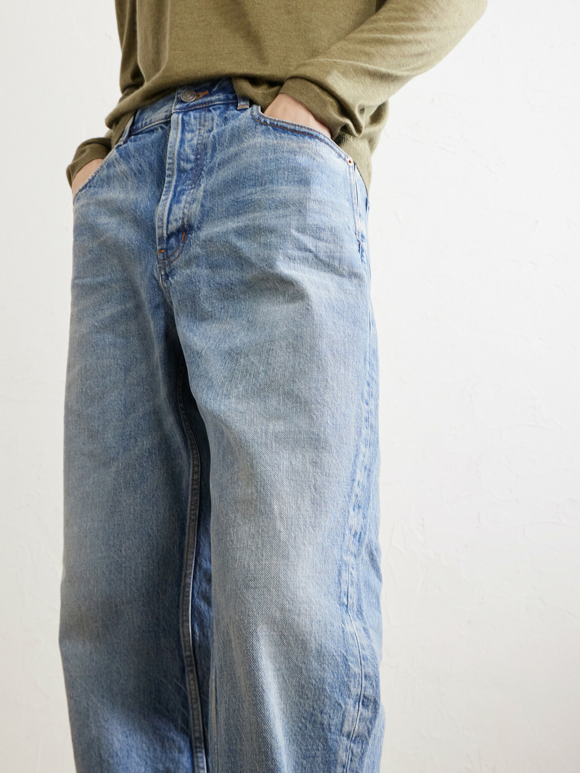 SAINT LAURENT - Wide-Leg Jeans - Blue