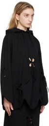 J.Kim SSENSE Exclusive Black Petal Hoodie