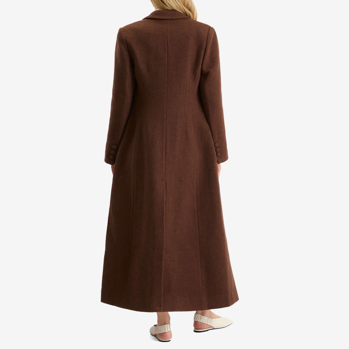 ALÉMAIS Women's Court Coat in Chocolate