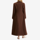 ALÉMAIS Women's Court Coat in Chocolate