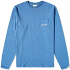 thisisneverthat Men's Long Sleeve L-Logo Pocket T-Shirt in Light Blue