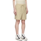 Y-3 Khaki Wool Classic Shorts