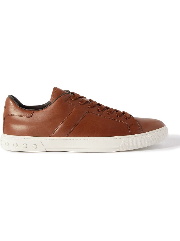 Photo: Tod's - Leather Sneakers - Brown