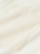 Folk - Two-Tone Cotton-Corduroy Shirt - White