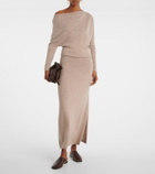 Altuzarra Kasos draped cashmere maxi dress
