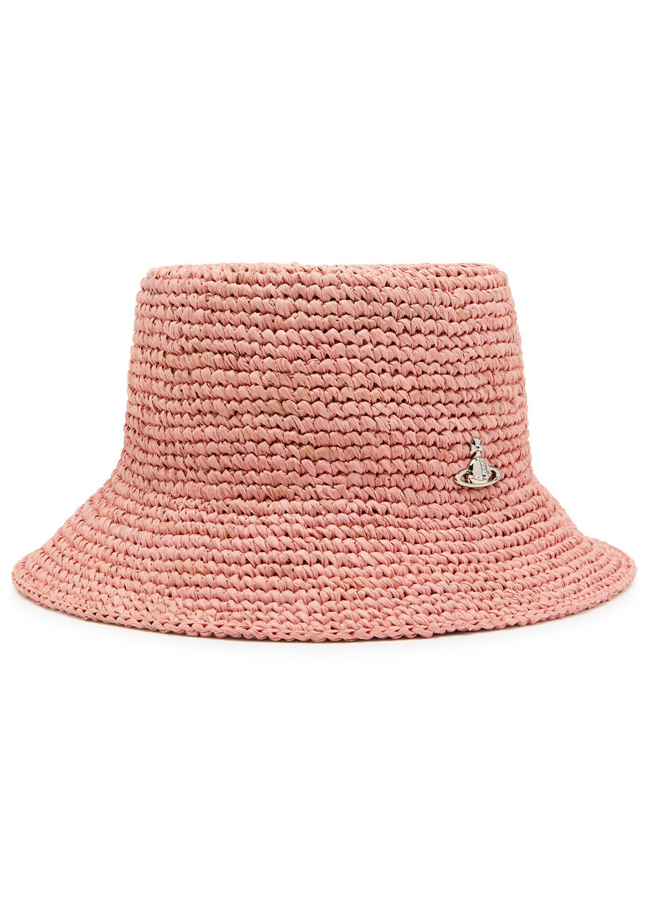 Vivienne Westwood Orb raffia bucket hat Vivienne Westwood