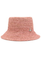 Vivienne Westwood Orb Raffia Bucket hat Pink