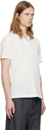 Courrèges White 'AC' Piqué Polo