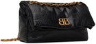 Balenciaga Black Monaco Medium Chain Bag